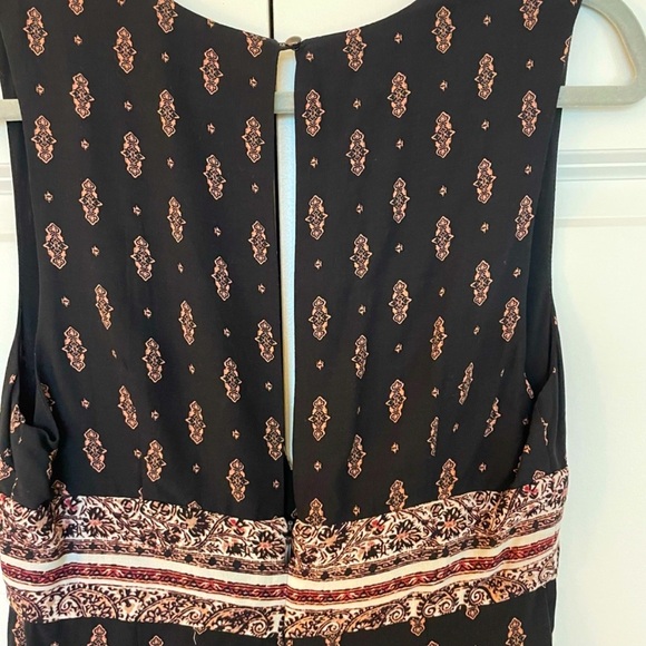 Urban Outfitters Ecote NWOT Paisley Plunge Front Sleeveless Boho Romper - Picture 8 of 8
